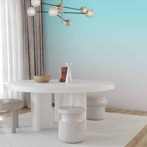 Papier peint - Summer Morning - Transition of Colors from Light Blue to Pink