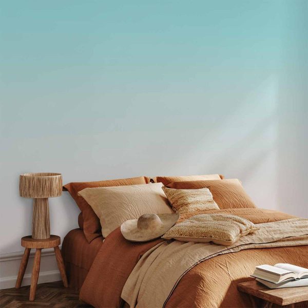 Papier peint - Summer Morning - Transition of Colors from Light Blue to Pink