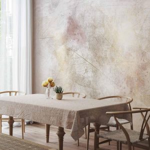 Papier peint - Summer memory - abstract background with shadow of dried leaves