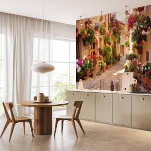 Papier peint - The Alley in Spello (Italy)