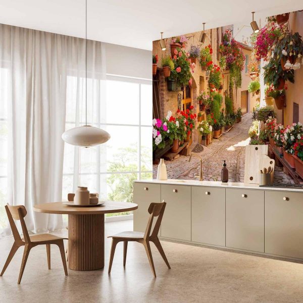 Papier peint - The Alley in Spello (Italy)