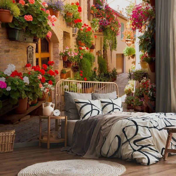 Papier peint - The Alley in Spello (Italy)