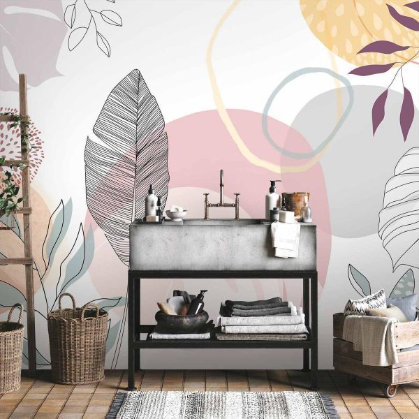 Papier peint - Vegetable Line Art