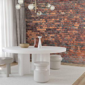 Papier peint - Vintage Wall (Red Brick)