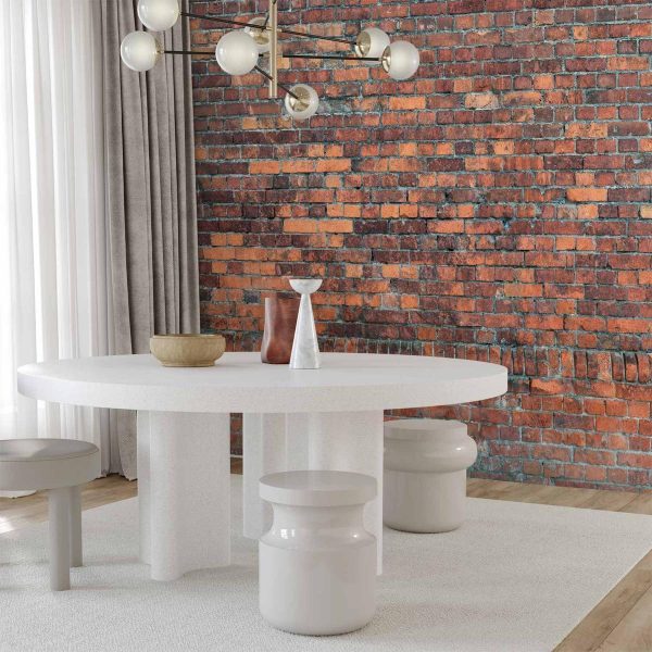 Papier peint - Vintage Wall (Red Brick)