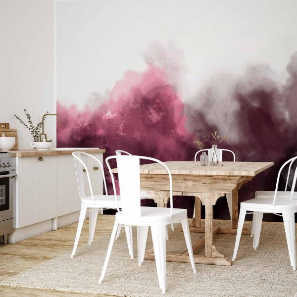 Papier peint - Watercolour Variation - Red