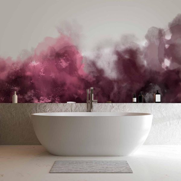 Papier peint - Watercolour Variation - Red