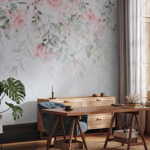 Papier peint - Waterfall of Roses - First Variant