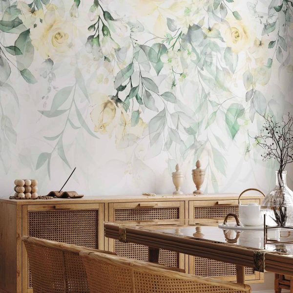 Papier peint - Waterfall of Roses - Second Variant