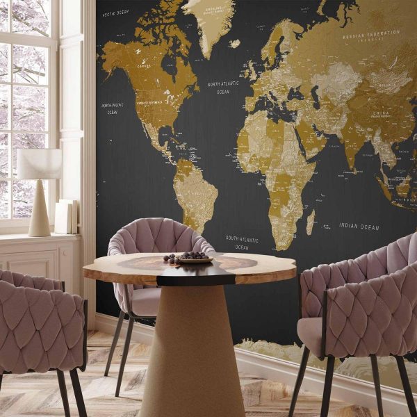 Papier peint - World Map: Modern Geography
