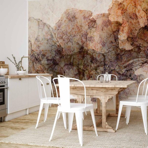 Papier peint - Woven With Roses