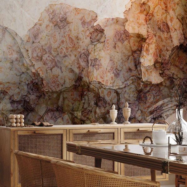 Papier peint - Woven With Roses
