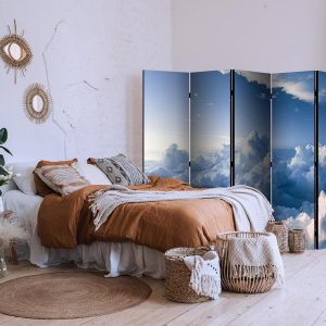 Paravent - Aerial Landscapes: Rays Illuminating Fluffy Cloud Formations