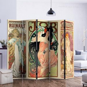 Paravent - Alphonse Mucha Women's II