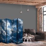 Paravent - Astronomical Wonders: Clouds and Stars in Harmonious Combination