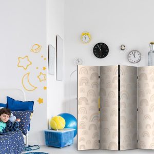 Paravent - August Sky - Rainbows of Various Sizes in Muted Colors