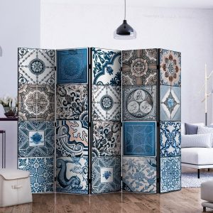 Paravent - Blue Arabesque II