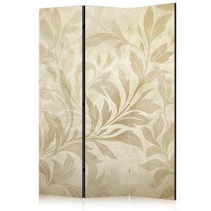 Paravent - Botanical Motif with Leaves and Vines in Sandy Colors