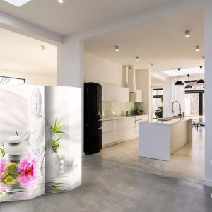 Paravent - Buddha and Orchids II