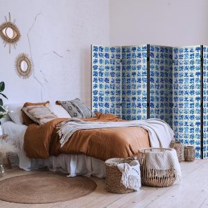 Paravent - Ceramic Tiles - Traditional Portuguese Blue Tiles Azulejos