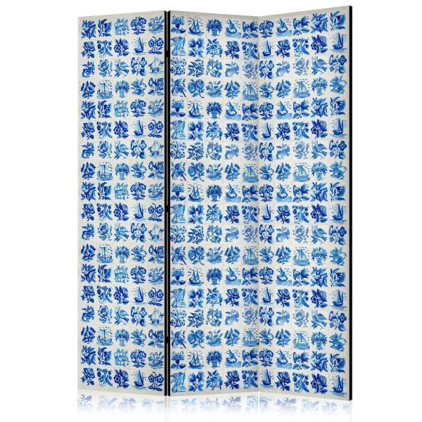 Paravent - Ceramic Tiles - Traditional Portuguese Blue Tiles Azulejos Paravent - Ceramic Tiles - Traditional Portuguese Blue Tiles Azulejos