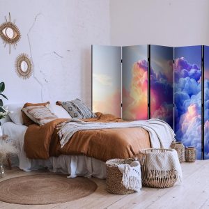 Paravent - Clouds Like Painted: Artistic Brushes of Dawn Painting the Sky