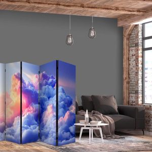 Paravent - Clouds Like Painted: Artistic Brushes of Dawn Painting the Sky