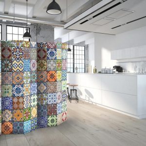 Paravent - Colorful Mosaic II