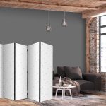 Paravent - Drawing - Airplanes - Balloons - and Airships Against a Sky Full of Birds