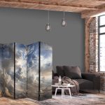 Paravent - Golden Reflections on Clouds Foreshadowing Dusk