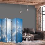 Paravent - Heavenly Calm: Warm Rays of the Sun