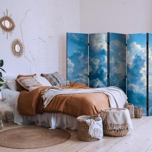 Paravent - Ocean in the Air: Undulating Clouds Reflecting Morning Light