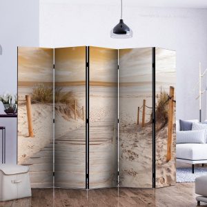 Paravent - On the beach - sepia II