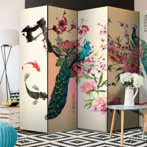 Paravent - Peacock Love II