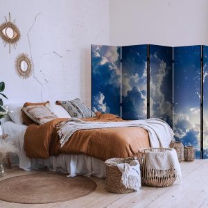 Paravent - Starry Clouds and Delicate Light Over a Corner of the Sky