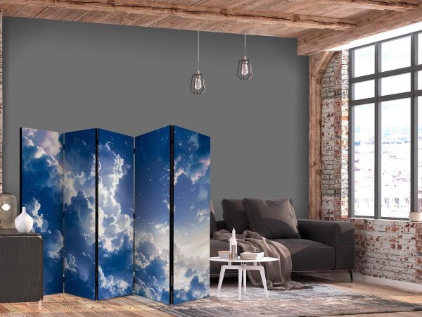 Paravent - Starry Clouds and Delicate Light Over a Corner of the Sky Paravent - Starry Clouds and Delicate Light Over a Corner of the Sky