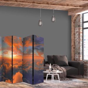 Paravent - When Dawn Tickles the Clouds: A Color Spectacle on the Morning Sky