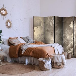 Paravent - Whisper of Illuminated Clouds: Soft Light Play in the Sky Theater