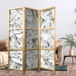 Paravent japonais - Alabaster Garden I