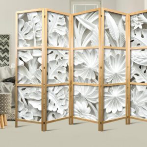 Paravent japonais - Alabaster Garden III