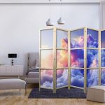 Paravent japonais - Clouds Like Painted: Artistic Brushes of Dawn Painting the Sky