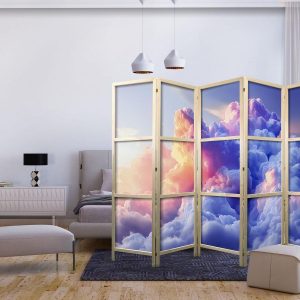 Paravent japonais - Clouds Like Painted: Artistic Brushes of Dawn Painting the Sky