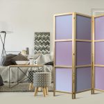 Paravent japonais - Complex Gradient - Gradient Composition in Nostalgic Colors