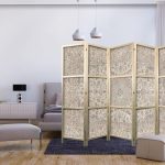 Paravent japonais - Desert Nights - Ornamented Persian Carpet in Muted Colors