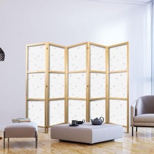 Paravent japonais - Drawing - Airplanes - Balloons - and Airships Against a Sky Full of Birds