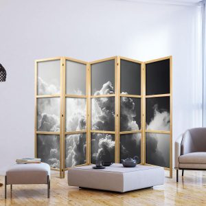 Paravent japonais - Extraordinary Phenomenon: The Sun Illuminating Dark Clouds