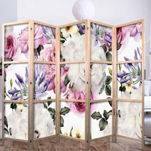 Paravent japonais - Floral Glade II