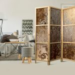 Paravent japonais - Golden Flourishes I