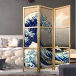 Paravent japonais - Great Wave in Kanagawa I