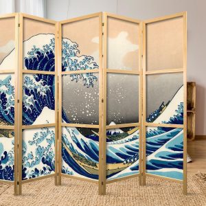 Paravent japonais - Great Wave in Kanagawa II
